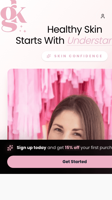 The Glow Know — mobile view